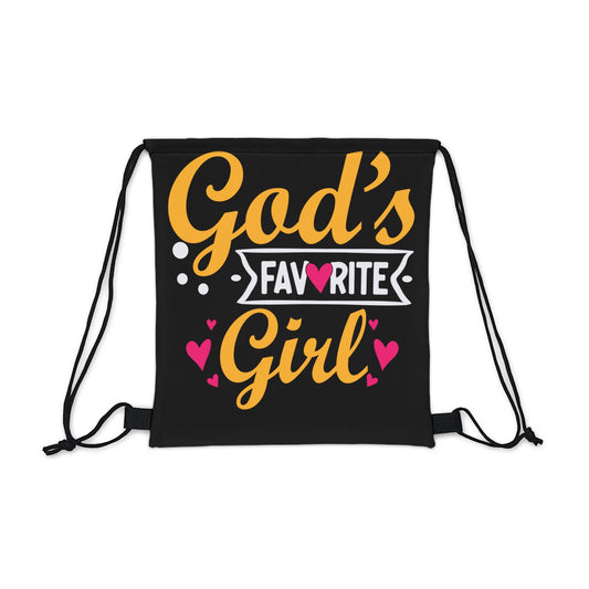 God's Favorite Girl Drawstring Bag