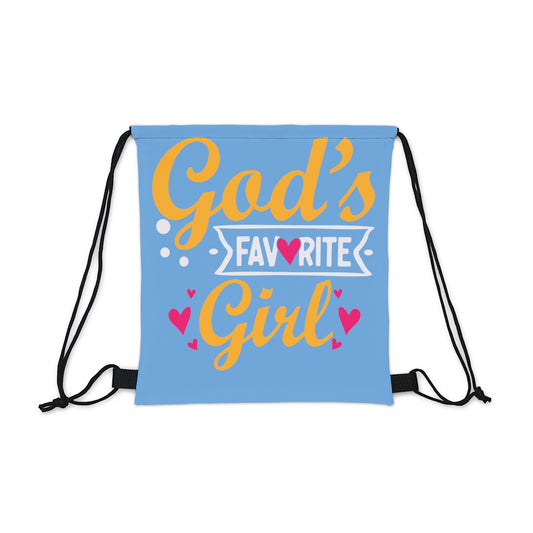 God's Favorite Girl Drawstring Bag