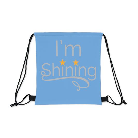 I'm Shining Drawstring Bag