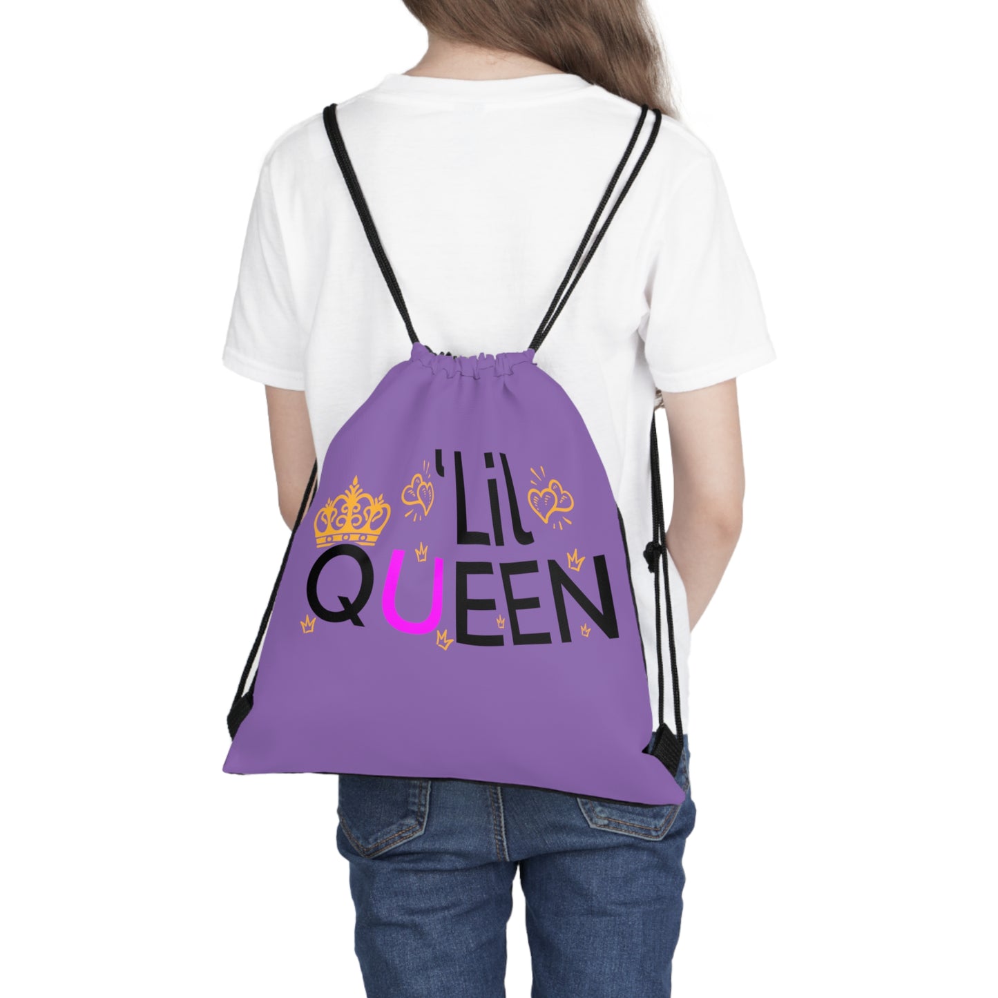 'Lil Queen Drawstring Bag